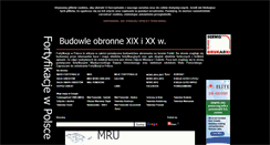 Desktop Screenshot of fortyfikacjewpolsce.pl